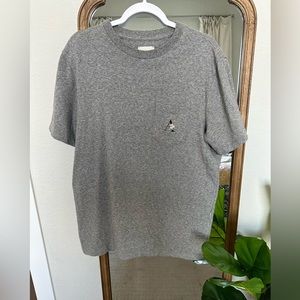 Aimé Leon Dore heathered gray pocket tshirt size M